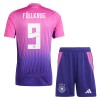 Conjunto (Camiseta+Pantalón Corto) Alemania Niclas Fullkrug 9 Segunda Equipación Euro 2024 - Niño